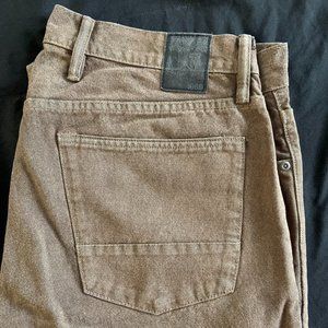 GAP Men's Heather brown straight fit jeans 36x30